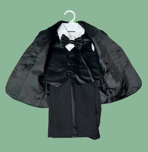 All Blacks Satin Accent Suit