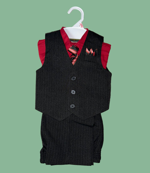 4 Piece Striped Set