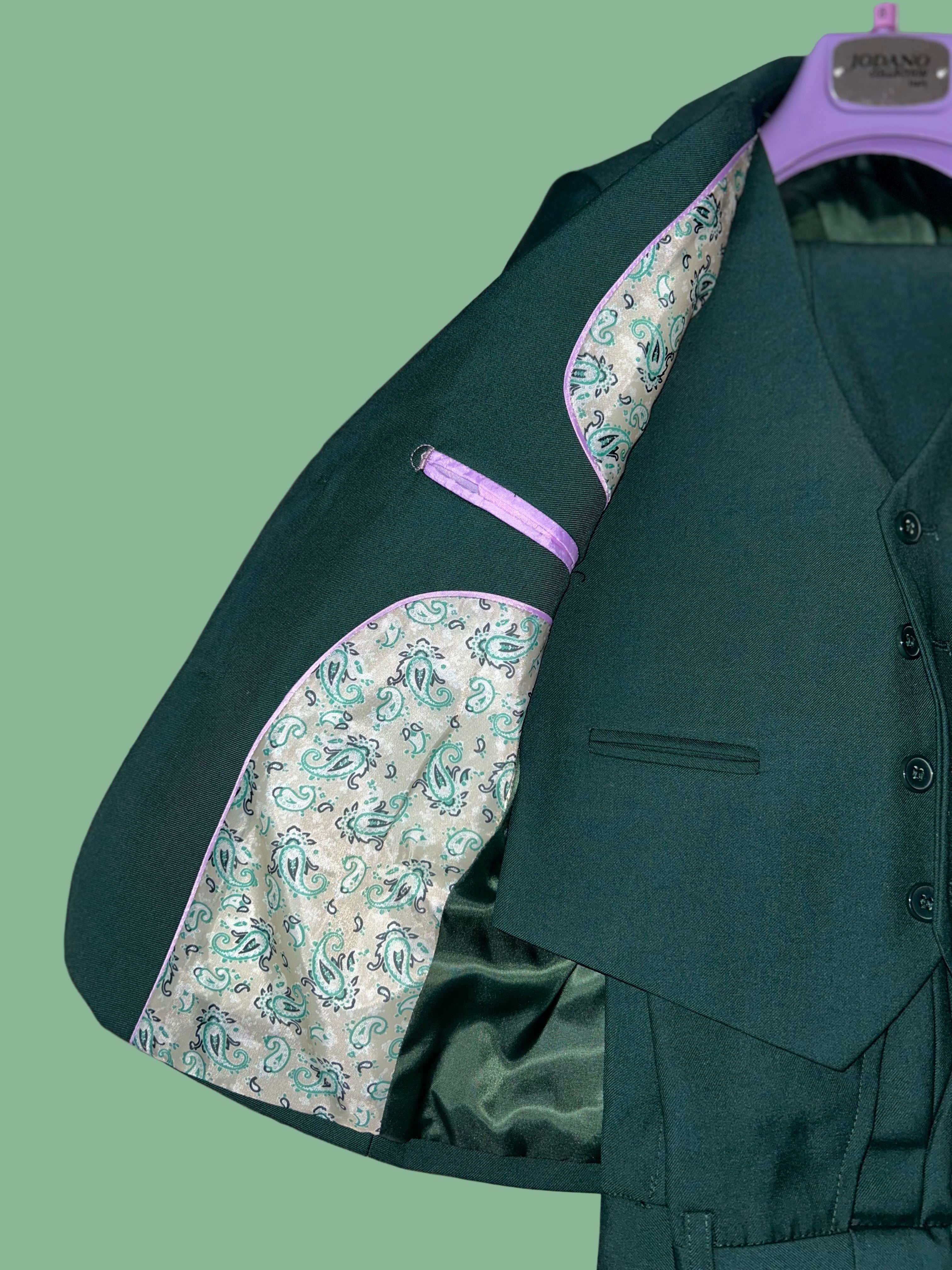 Emerald Green 3 Piece Suit