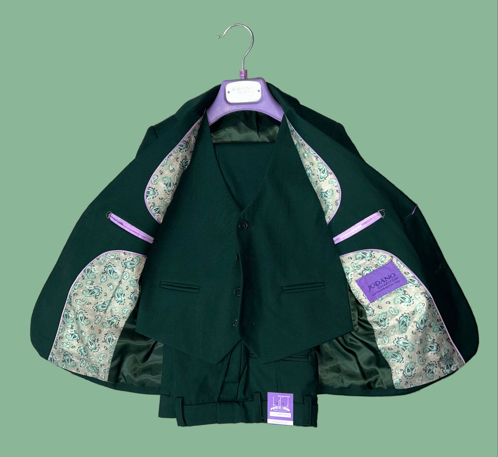Emerald Green 3 Piece Suit