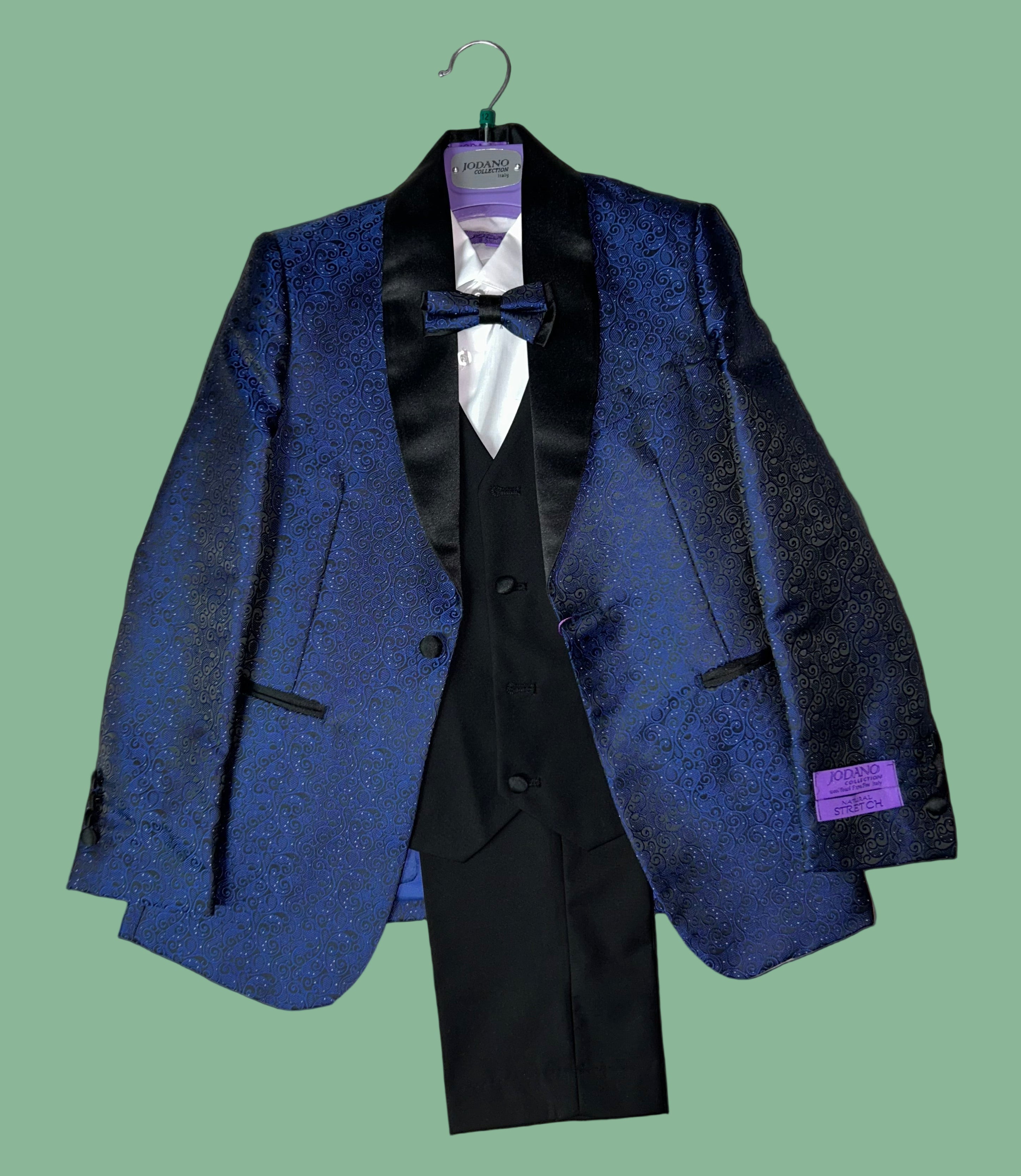 Blue Print 5 Piece Suit