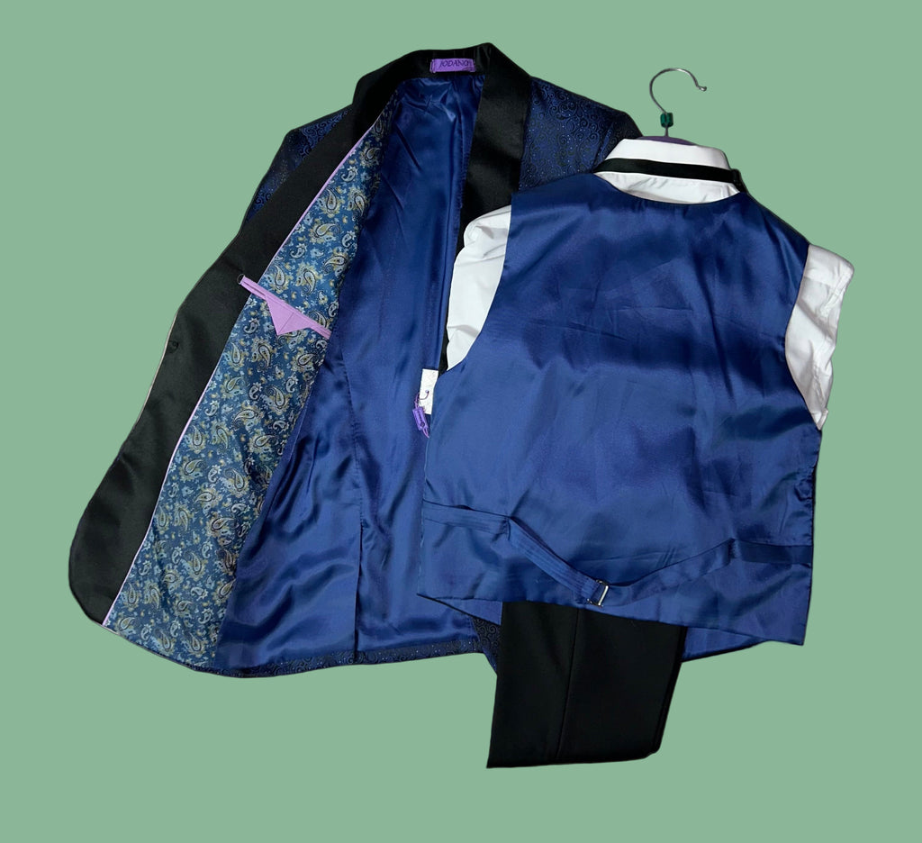 Blue Print 5 Piece Suit