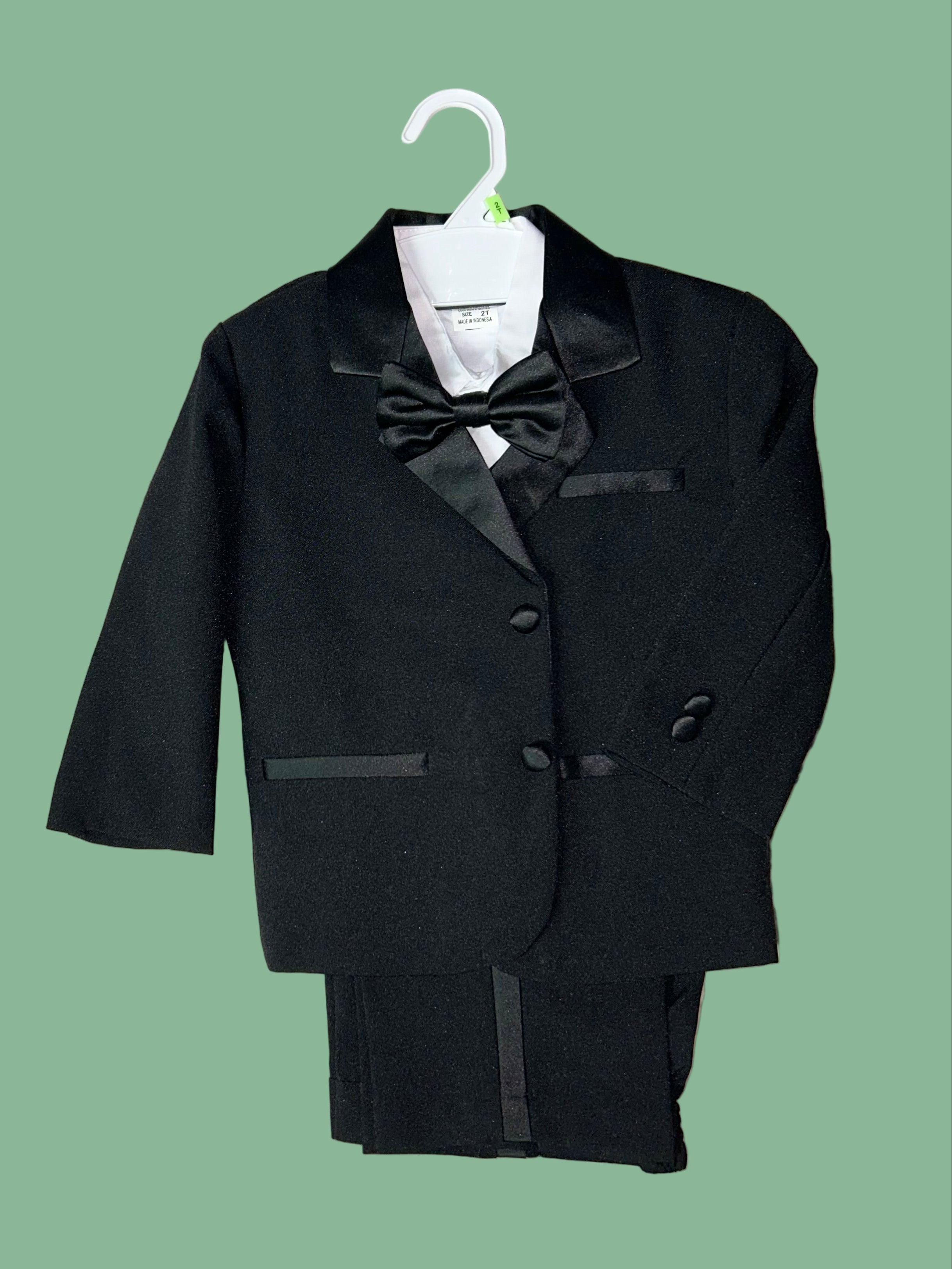 All Blacks Satin Accent Suit