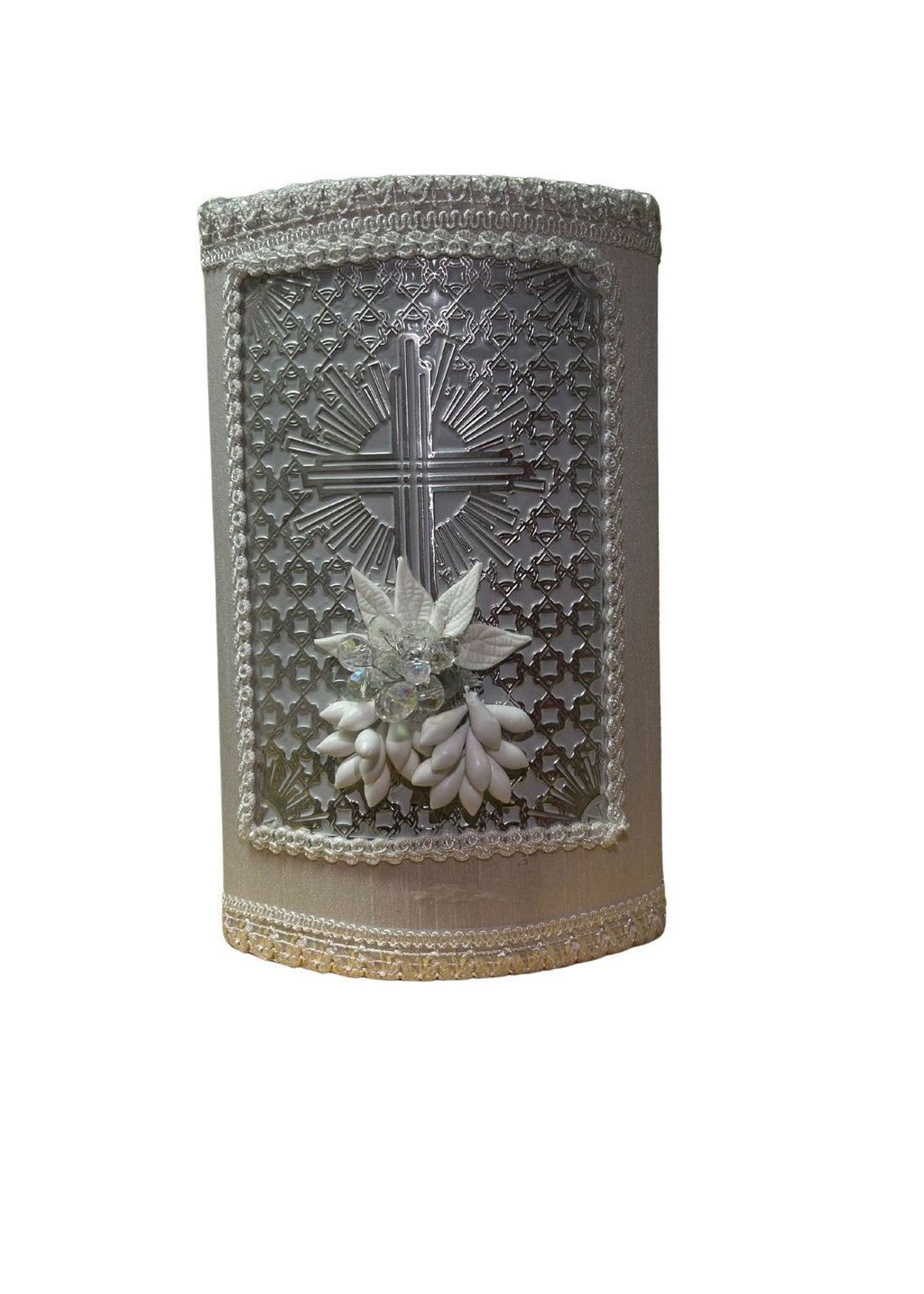 Wooden Baptism Candle Set