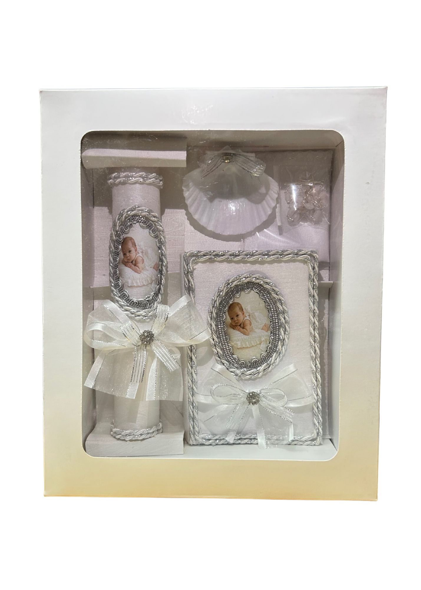 Baptism candle set