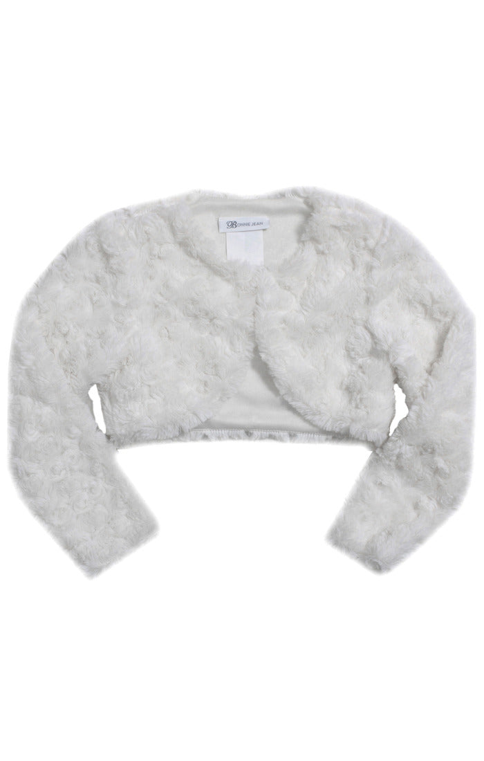 Fur Floral Cardigan
